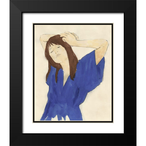 Fashion Maven I Black Modern Wood Framed Art Print with Double Matting by Barnes, Victoria
