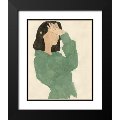 Fashion Maven II Black Modern Wood Framed Art Print with Double Matting by Barnes, Victoria