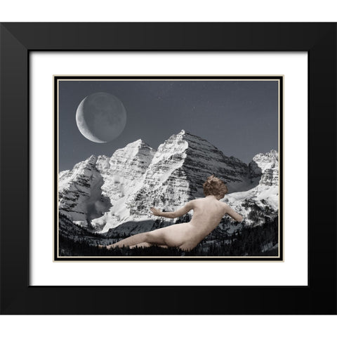 Mountain Maiden I Black Modern Wood Framed Art Print with Double Matting by Popp, Grace