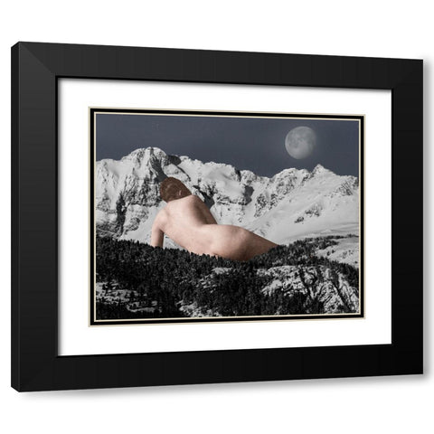 Mountain Maiden II Black Modern Wood Framed Art Print with Double Matting by Popp, Grace