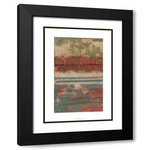 Undulate I Black Modern Wood Framed Art Print with Double Matting by Goldberger, Jennifer