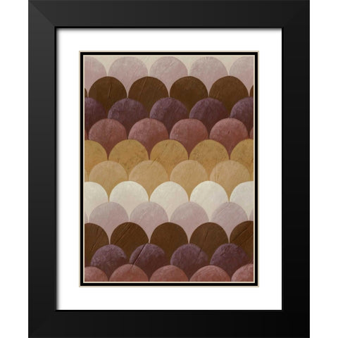 Plum Orchard II Black Modern Wood Framed Art Print with Double Matting by Zarris, Chariklia