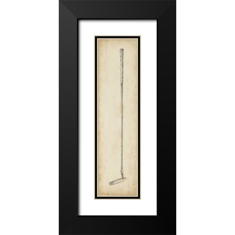 Vintage Golf Clubs I Black Modern Wood Framed Art Print with Double Matting by Harper, Ethan