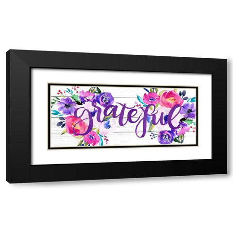 Bright Easter Bouquet Collection D Black Modern Wood Framed Art Print with Double Matting by Parker, Jennifer Paxton
