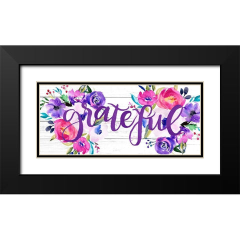 Bright Easter Bouquet Collection D Black Modern Wood Framed Art Print with Double Matting by Parker, Jennifer Paxton