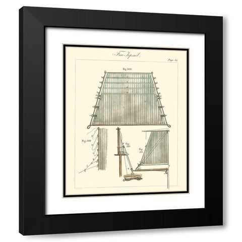 Nautical details I Black Modern Wood Framed Art Print with Double Matting by Unknown