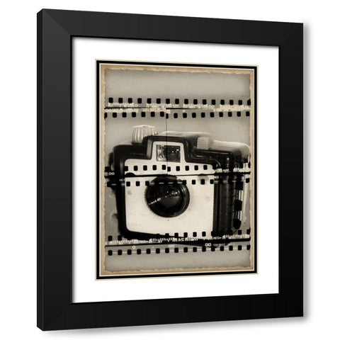 Camera Obscura II Black Modern Wood Framed Art Print with Double Matting by Vision Studio