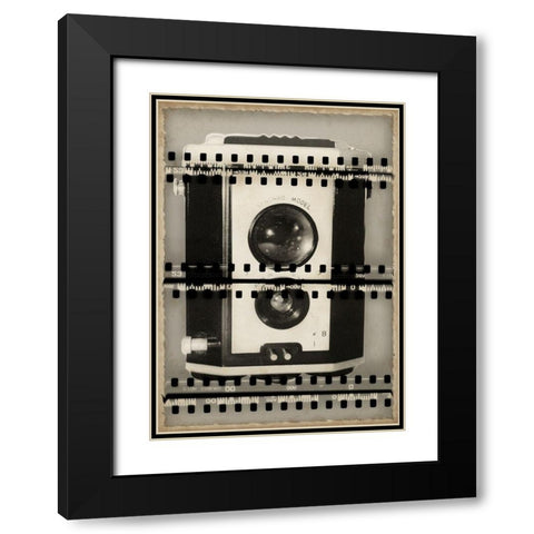 Camera Obscura IV Black Modern Wood Framed Art Print with Double Matting by Vision Studio