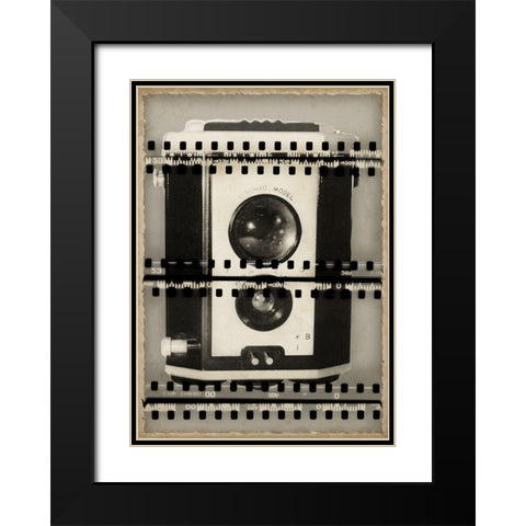 Camera Obscura IV Black Modern Wood Framed Art Print with Double Matting by Vision Studio
