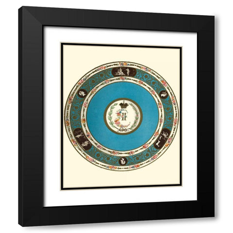 Sevres Porcelain IV Black Modern Wood Framed Art Print with Double Matting by Garnier