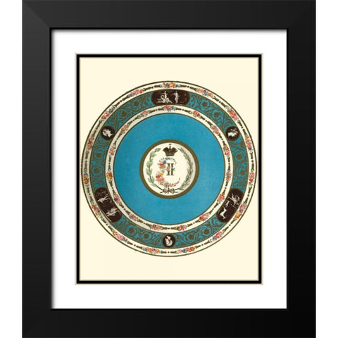 Sevres Porcelain IV Black Modern Wood Framed Art Print with Double Matting by Garnier