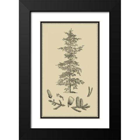 Arbor Study II Black Modern Wood Framed Art Print with Double Matting by Vision Studio