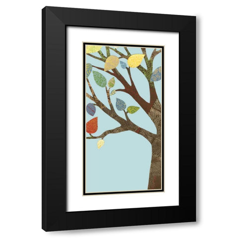 Arbor Patterns II Black Modern Wood Framed Art Print with Double Matting by Meagher, Megan