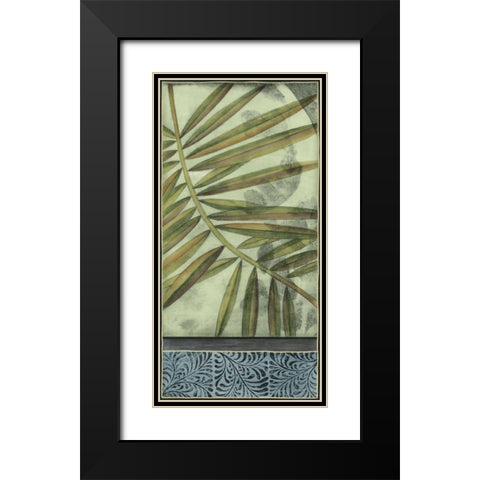 Small Sophisticated Palm II Black Modern Wood Framed Art Print with Double Matting by Goldberger, Jennifer