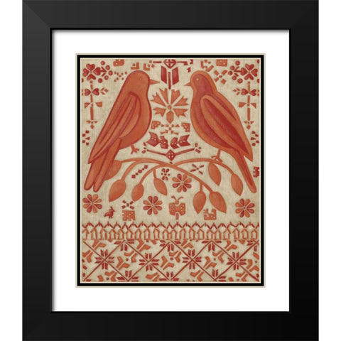 True Love I Black Modern Wood Framed Art Print with Double Matting by Zarris, Chariklia
