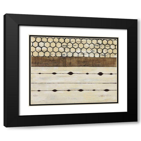 Dazzle I Black Modern Wood Framed Art Print with Double Matting by Avondet, Natalie