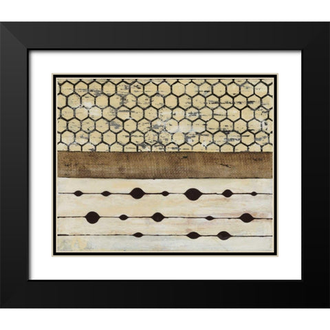 Dazzle II Black Modern Wood Framed Art Print with Double Matting by Avondet, Natalie