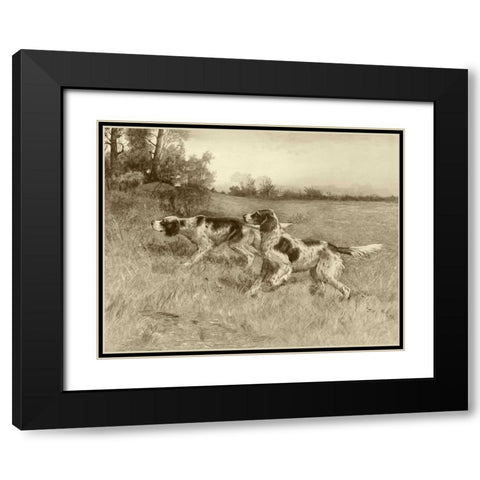 A Thrilling Moment Black Modern Wood Framed Art Print with Double Matting by Osthaus, E.H.