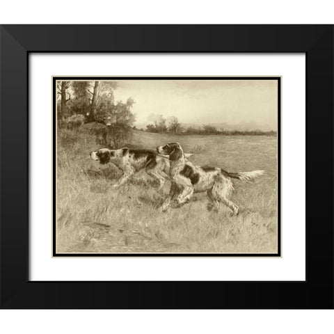 A Thrilling Moment Black Modern Wood Framed Art Print with Double Matting by Osthaus, E.H.