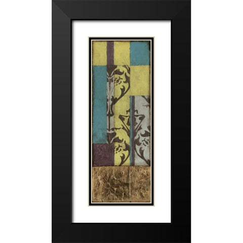 Jeweled Transom V Black Modern Wood Framed Art Print with Double Matting by Goldberger, Jennifer