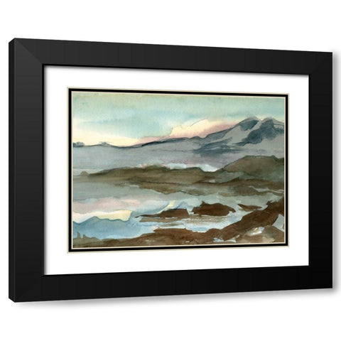 Plein Air Landscape VI Black Modern Wood Framed Art Print with Double Matting by Harper, Ethan