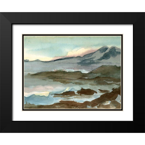 Plein Air Landscape VI Black Modern Wood Framed Art Print with Double Matting by Harper, Ethan