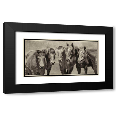 Meeting of the Minds Black Modern Wood Framed Art Print with Double Matting by PHBurchett