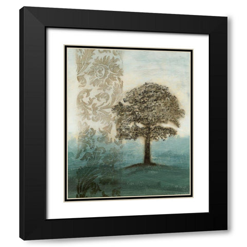Misty Memory I Black Modern Wood Framed Art Print with Double Matting by Meagher, Megan