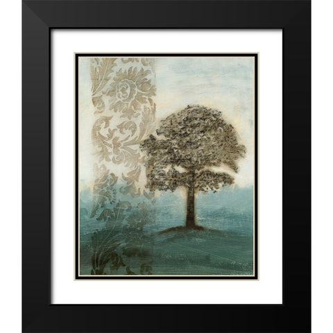 Misty Memory I Black Modern Wood Framed Art Print with Double Matting by Meagher, Megan