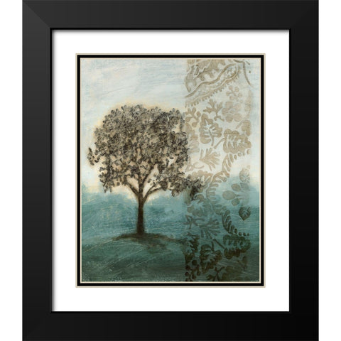Misty Memory II Black Modern Wood Framed Art Print with Double Matting by Meagher, Megan