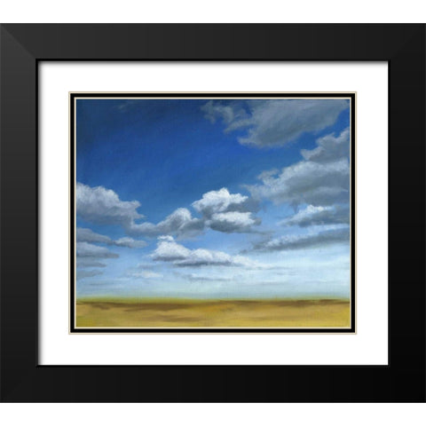 Big Sky II Black Modern Wood Framed Art Print with Double Matting by Meagher, Megan