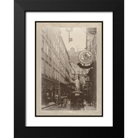 Summer in Europe I Black Modern Wood Framed Art Print with Double Matting by Longley, Carolyn