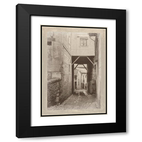 Summer in Europe IV Black Modern Wood Framed Art Print with Double Matting by Longley, Carolyn