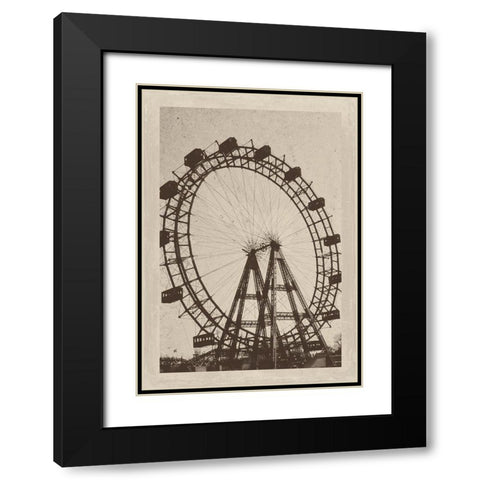 Summer in Europe V Black Modern Wood Framed Art Print with Double Matting by Longley, Carolyn