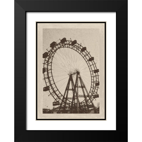 Summer in Europe V Black Modern Wood Framed Art Print with Double Matting by Longley, Carolyn