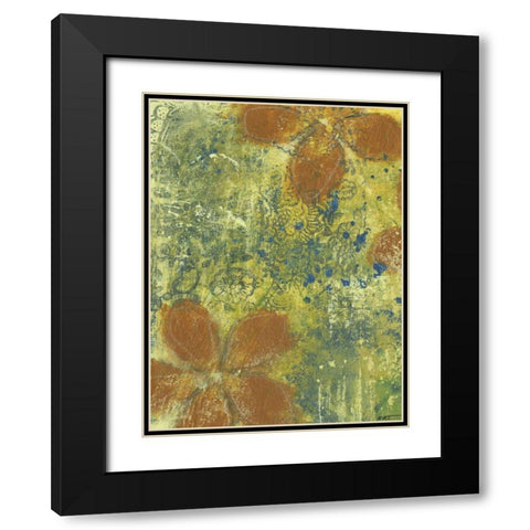 Euphoria I Black Modern Wood Framed Art Print with Double Matting by Wyatt Jr., Norman
