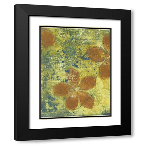 Euphoria II Black Modern Wood Framed Art Print with Double Matting by Wyatt Jr., Norman