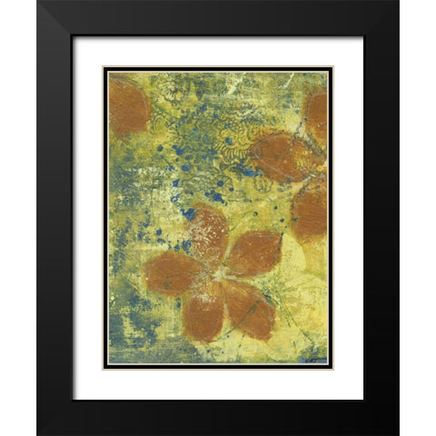Euphoria II Black Modern Wood Framed Art Print with Double Matting by Wyatt Jr., Norman