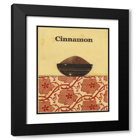 Exotic Spices - Cinnamon Black Modern Wood Framed Art Print with Double Matting by Wyatt Jr., Norman