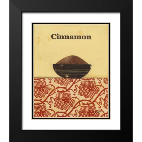 Exotic Spices - Cinnamon Black Modern Wood Framed Art Print with Double Matting by Wyatt Jr., Norman
