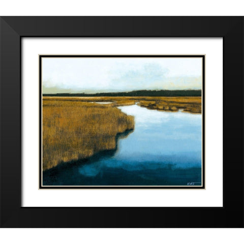 Wet Lands I Black Modern Wood Framed Art Print with Double Matting by Wyatt Jr., Norman