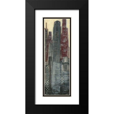 Urban Landscape I Black Modern Wood Framed Art Print with Double Matting by Wyatt Jr., Norman