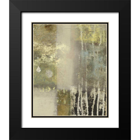 Onyx Forgets I Black Modern Wood Framed Art Print with Double Matting by Vision Studio
