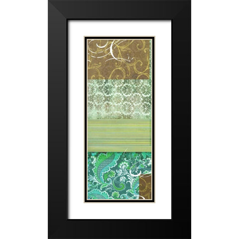 Bohemian Echo I Black Modern Wood Framed Art Print with Double Matting by Higby, Jason