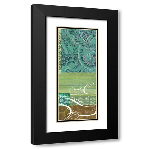Bohemian Echo II Black Modern Wood Framed Art Print with Double Matting by Higby, Jason
