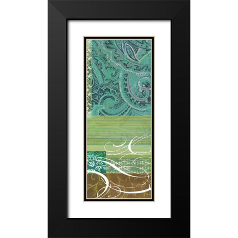 Bohemian Echo II Black Modern Wood Framed Art Print with Double Matting by Higby, Jason