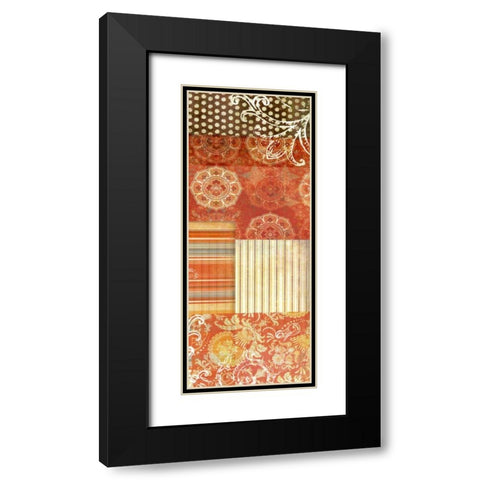 Bohemian Echo IV Black Modern Wood Framed Art Print with Double Matting by Higby, Jason