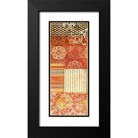 Bohemian Echo IV Black Modern Wood Framed Art Print with Double Matting by Higby, Jason