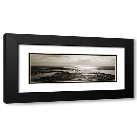 Tidal Streams Black Modern Wood Framed Art Print with Double Matting by Bay, Noah