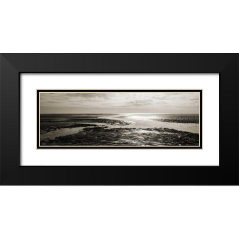 Tidal Streams Black Modern Wood Framed Art Print with Double Matting by Bay, Noah